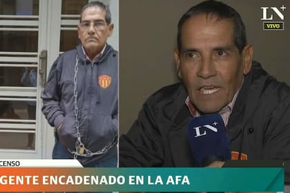 Escobar, el dirigente de Sarmiento que se encadenó a la puerta de la AFA