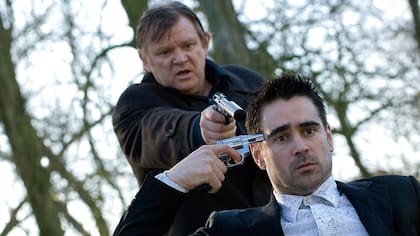 Escondidos en Brujas (2008), primera colaboración del trío Gleeson, Farrell y McDonagh