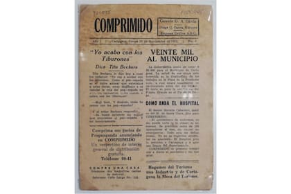 Ejemplar del periódico fundado por García Márquez como intento de supervivencia económica y que aspiraba ser el diario más pequeño del mundo; no se tiene certeza de cuántas ediciones se hicieron