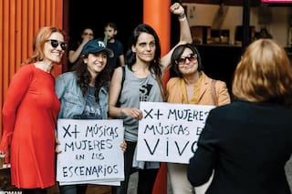 Cómo es el proyecto de ley de cupo femenino en festivales