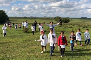 Escuela en la localidad uruguaya de Olivera