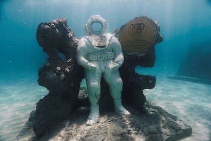 Esculturas interactivas submarinas, en el sendero de arrecife artificial de Hollywood Beach