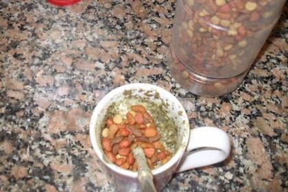 Ese era el alimento que comía Hope antes de ser rescatada