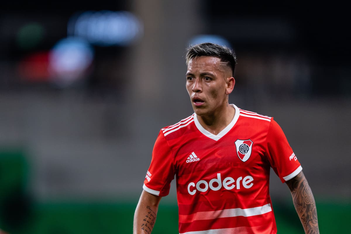 Esequiel Barco será titular en el enfrentamiento entre River y Millonarios de Colombia en Miami, este sábado