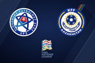 Eslovaquia venció 2-1 a Kazajistán, por la UEFA Nations League