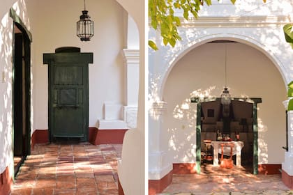 Espacio favorito de la dueña de casa, el oratorio con su confesionario, campanario y atrio fue durante años la única iglesia de la zona.