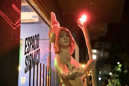 Espacio Sísmico durante la jornada de apertura del Buenos Aires Empírico, el festival de lenguajes escénicos, que tuvo lugar la misma semana en la que se decretó cuarentena