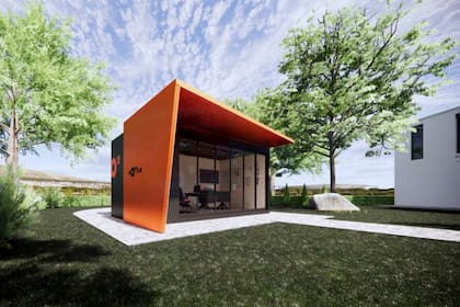 Espacios de trabajo que se alquilan por mes y se pueden armar en patios o jardines para separar el home office de la vida doméstica y familiar