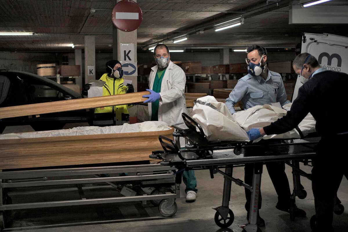 España reportó 551 fallecidos por coronavirus en las últimas 24 horas