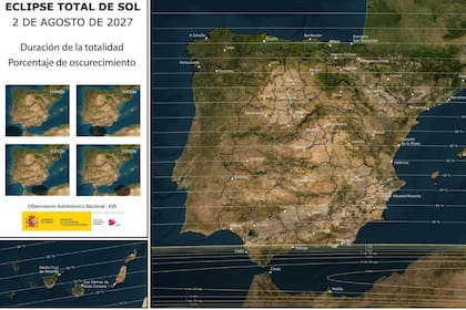 España será el único territorio hispano que verá el eclipse de 2027