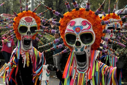 La máscara de Catrina es un clásico de Halloween