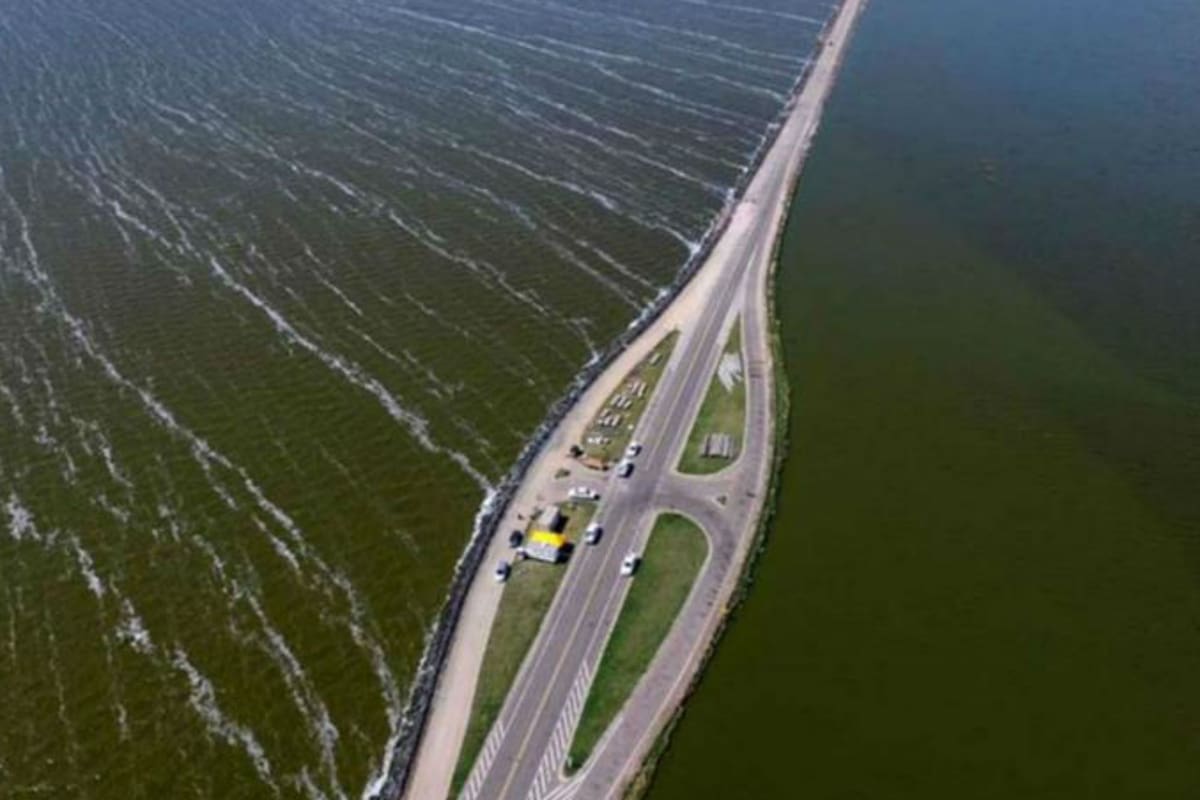 Esperan que con la obra baje el nivel de la laguna