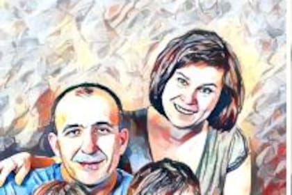 ¿Espías rusos?: una imagen de redes sociales de Ludwig Gisch y María Rosa Mayer Muñoz, con sus hijos