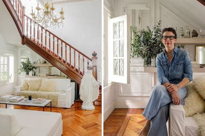 Esta araña, original de la casa, es el motivo al que responden (casi) todas las decisiones estéticas que Carolina tomó para esta planta.