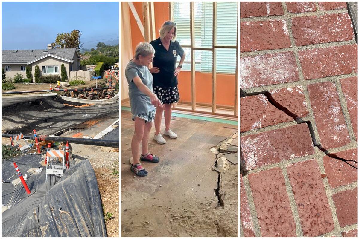 Esta ciudad de California se encuentra en estado de emergencia tras sufrir desplazamiento de tierra