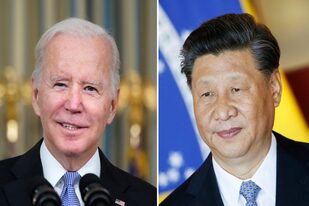 Esta combinación de fotos muestra al presidente estadounidense Joe Biden en Washington el 6 de noviembre del 2020 y al presidente chino Xi Jinping en Brasilia el 13 de noviembre del 2019