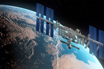 Esta construcción es divisible desde la Estación Espacial Internacional