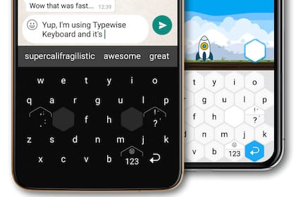 Está disponible en una versión beta para Android y sus creadores aseguran que el diseño de las teclas virtuales reduce al mínimo los typos