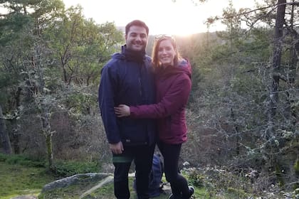 Esta es la foto que sacó la duquesa de Sussex Meghan Markle a la sorprendida pareja