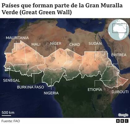 Esta es la Gran Muralla verde