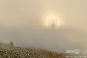 Esta es la imagen que compartió en Observatorio del Monte Washington, en el estado de New Hampshire