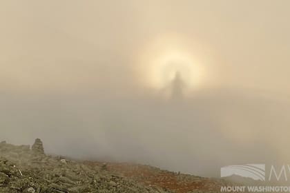 Esta es la imagen que compartió en Observatorio del Monte Washington, en el estado de New Hampshire