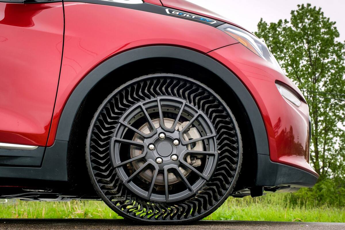 Esta es la novedosa cubierta que comenzará a ser utilizada en los vehículos eléctricos Bolt de Chevrolet
