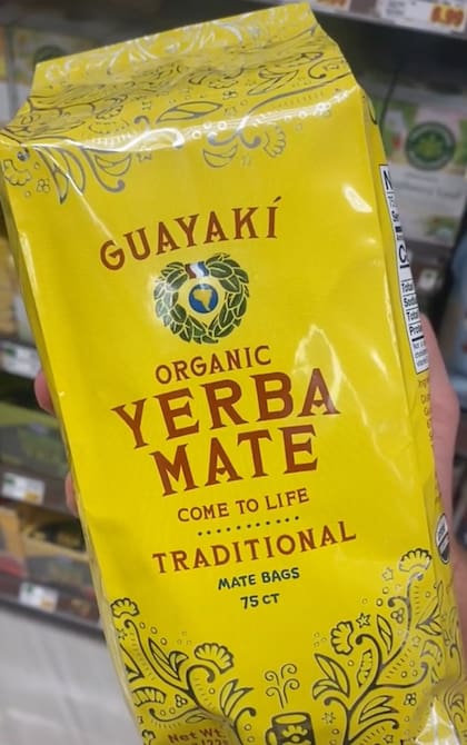 Esta es la yerba mate que el tiktoker mostró en su video