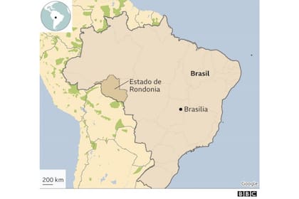 Esta es la zona afectada