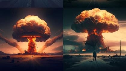 Esta es otra de las posibilidades para que acabe el mundo.
Foto: MidJourney