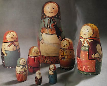 Esta es, según la tradición, la primera matrioshka que se conserva en Rusia.
