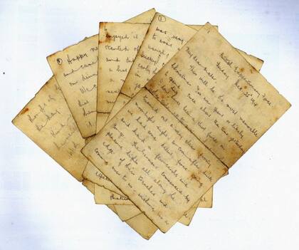 Esta es una carta de un soldado británico que escribió sobre la Tregua de Navidad de 1914