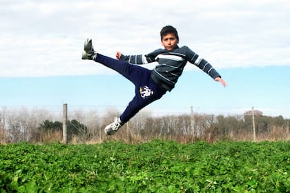 Esta foto la tomó Lisandro, de 8 años, que vive en Franklin y es alumno del taller de fotografía en pueblos rurales Ojos de Campo