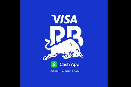 Esta foto proporcionada por VISA el miércoles, 24 de enero de 2024, muestra el logo del segundo equipo de Red Bull en la Fórmula Uno. (VISA vía AP)