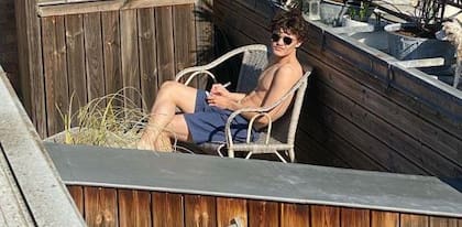 Esta fotografía de Jack Depp fue la que usó Lily-Rose para felicitarlo por su cumpleaños, pero luego la eliminó