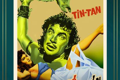 Esta fotografía proporcionada por Canela TV muestra el arte promocional de la película "Lo que le pasó a Sansón" de 1955 que forma parte de la colección Cine de Oro. (Canela TV vía AP)