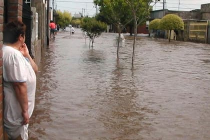 Esta fue la tercera vez que La Madrid quedó completamente bajo el agua