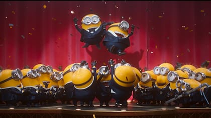Esta imagen, difundida por Universal Pictures, muestra una escena de "Minions & Monsters", de Illumination. (Universal Pictures via AP)
