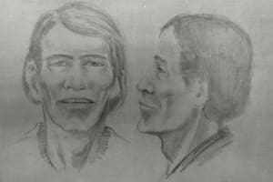 Esta imagen proporcionada por el Departamento de Policía del condado de Mohave muestra un dibujo de cómo se vería Luis Alonso Paredes realizado por el Museo del Norte de Arizona. El departamento policial anunció el martes 26 de diciembre de 2023 que había identificado los restos de Paredes, quien era oriundo de El Salvador. Sus restos fueron hallados por unos senderistas hace 47 años. (Departamento de Policía del condado de Mohave vía AP)