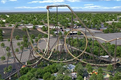 Esta increíble montaña rusa contará con asientos de ocho plazas por fila y abrirá en este 2026 en Texas (Six Flags)