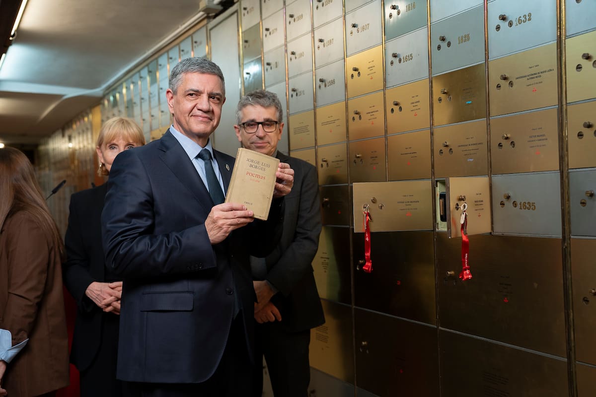 Esta mañana, el jefe de Gobierno Jorge Macri participó del homenaje a Borges en el Instituto Cervantes, en Madrid