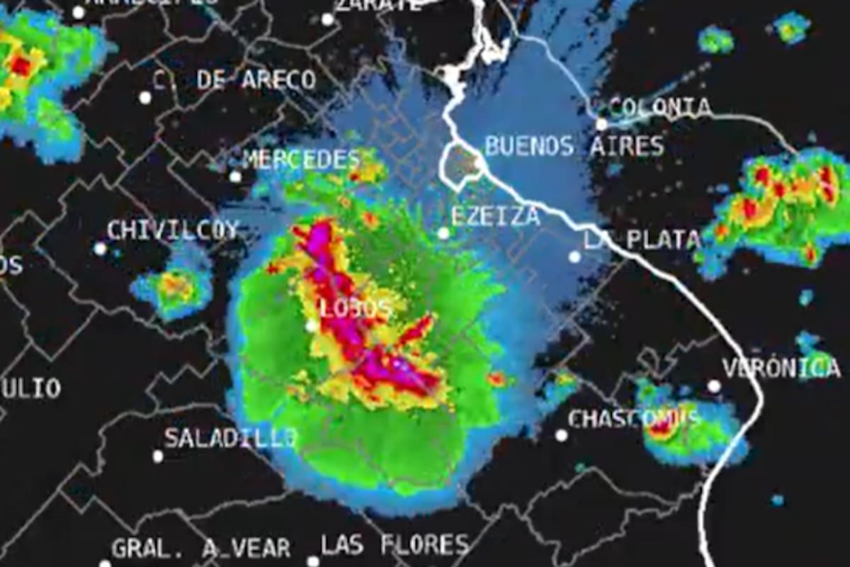 Esta mañana se registró un fuerte, aunque breve diluvio