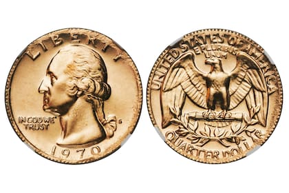 Esta moneda acuñada en 1970 puede valer miles de dólares en el mercado de subasta debido a su composición