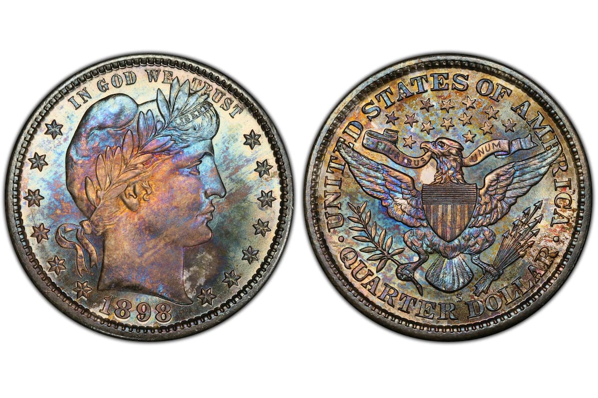 Esta moneda de 25 centavos acuñada en San Francisco en 1898 podría valer miles de dólares debido a estos detalles
