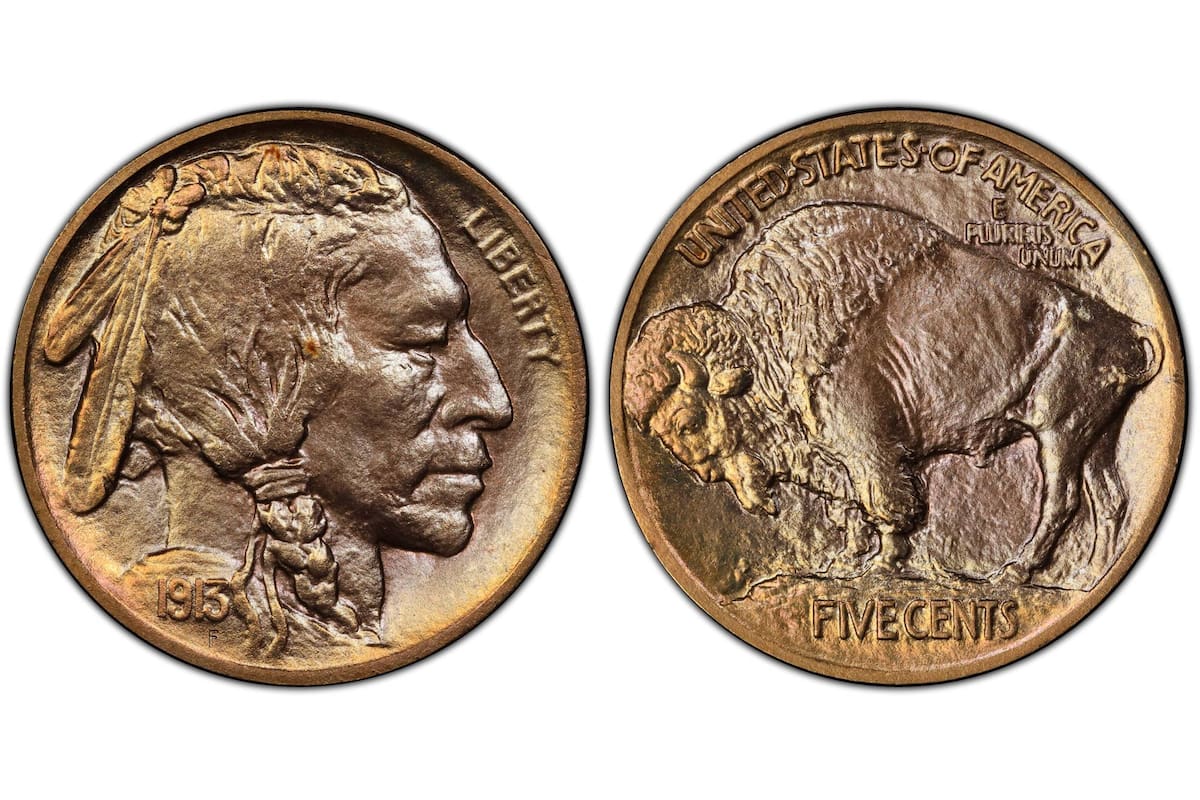 Esta moneda valiosa pertenece a la serie Bufallo Nickel o la también conocida como Indian Head