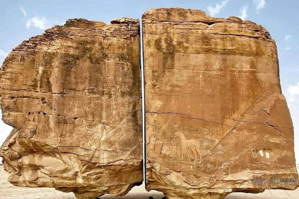 Esta particularidad geológica está ubicada en el oasis del Taima