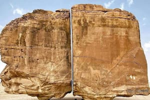 Esta particularidad geológica está ubicada en el oasis del Taima