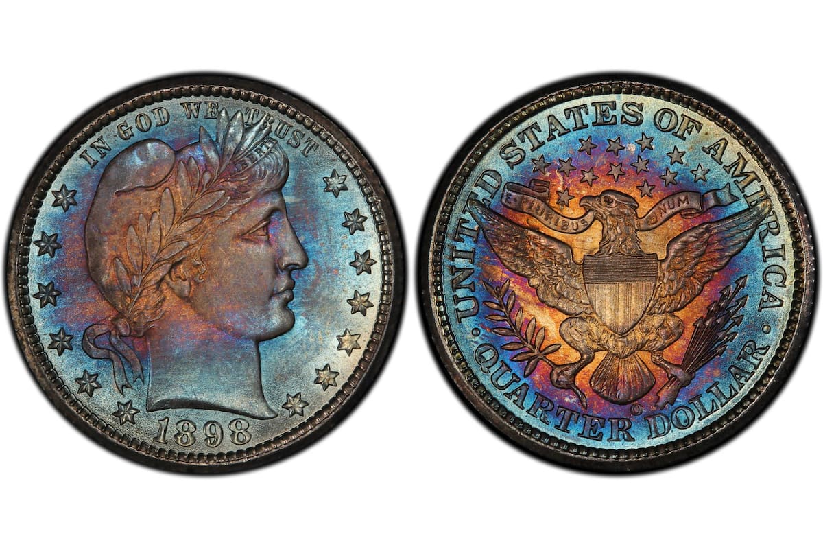 Esta pieza acuñada en la Casa de la Moneda de Nueva Orleans puede alcanzar valores elevados en el mercado debido al característico color en su diseño