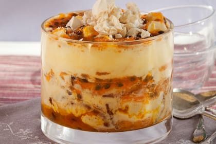 ¡Esta receta de trifle es una bomba!