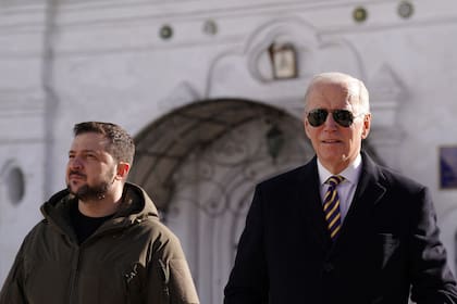 Esta semana, Biden realizó una sorpresiva visita a Kiev
